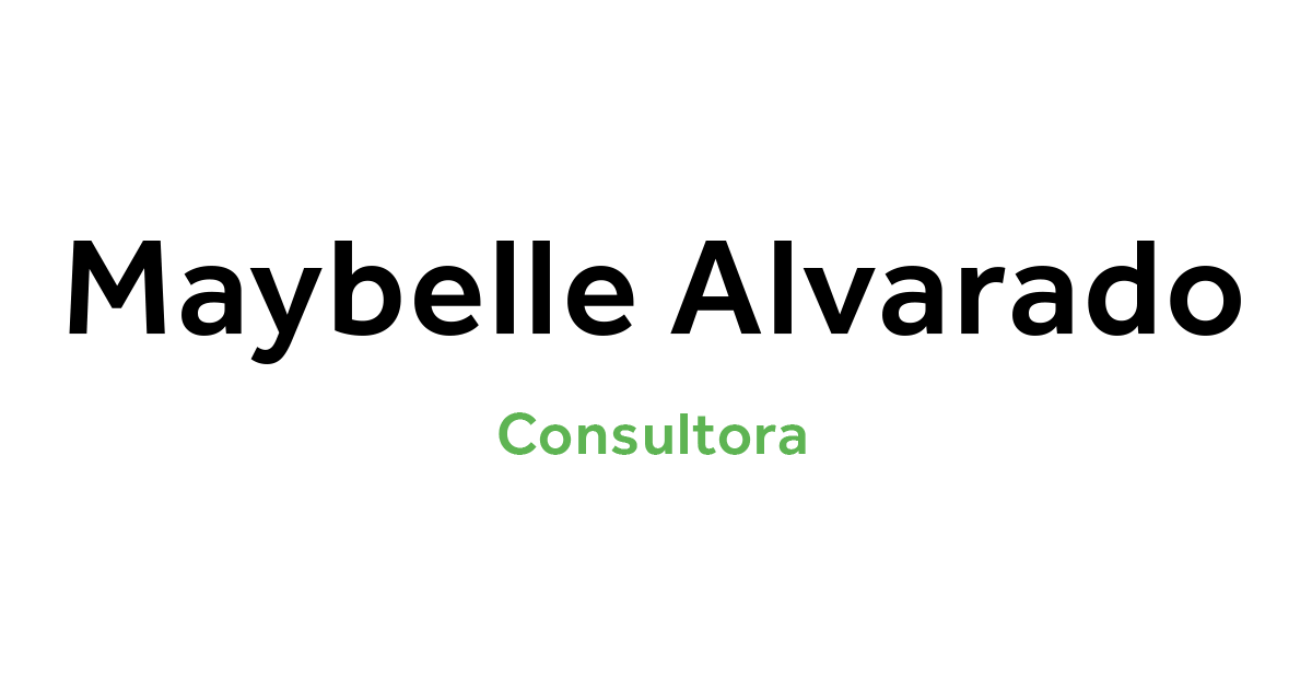 Maybelle Alvarado – Firma Consultora